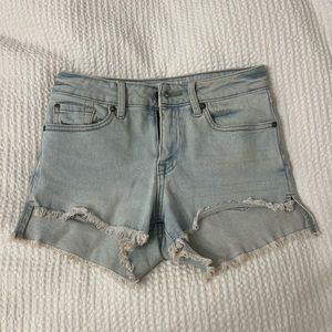 Light Wash Denim Shorts